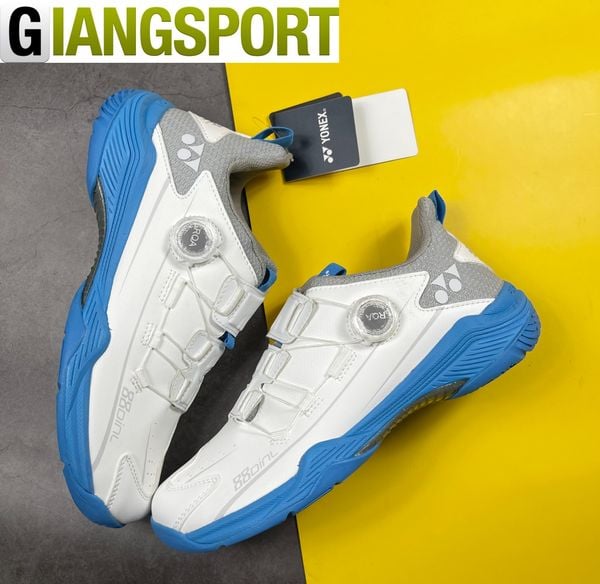 Giày cầu lông Yonex Power Cushion 88 Dial trắng xanh - Image 2